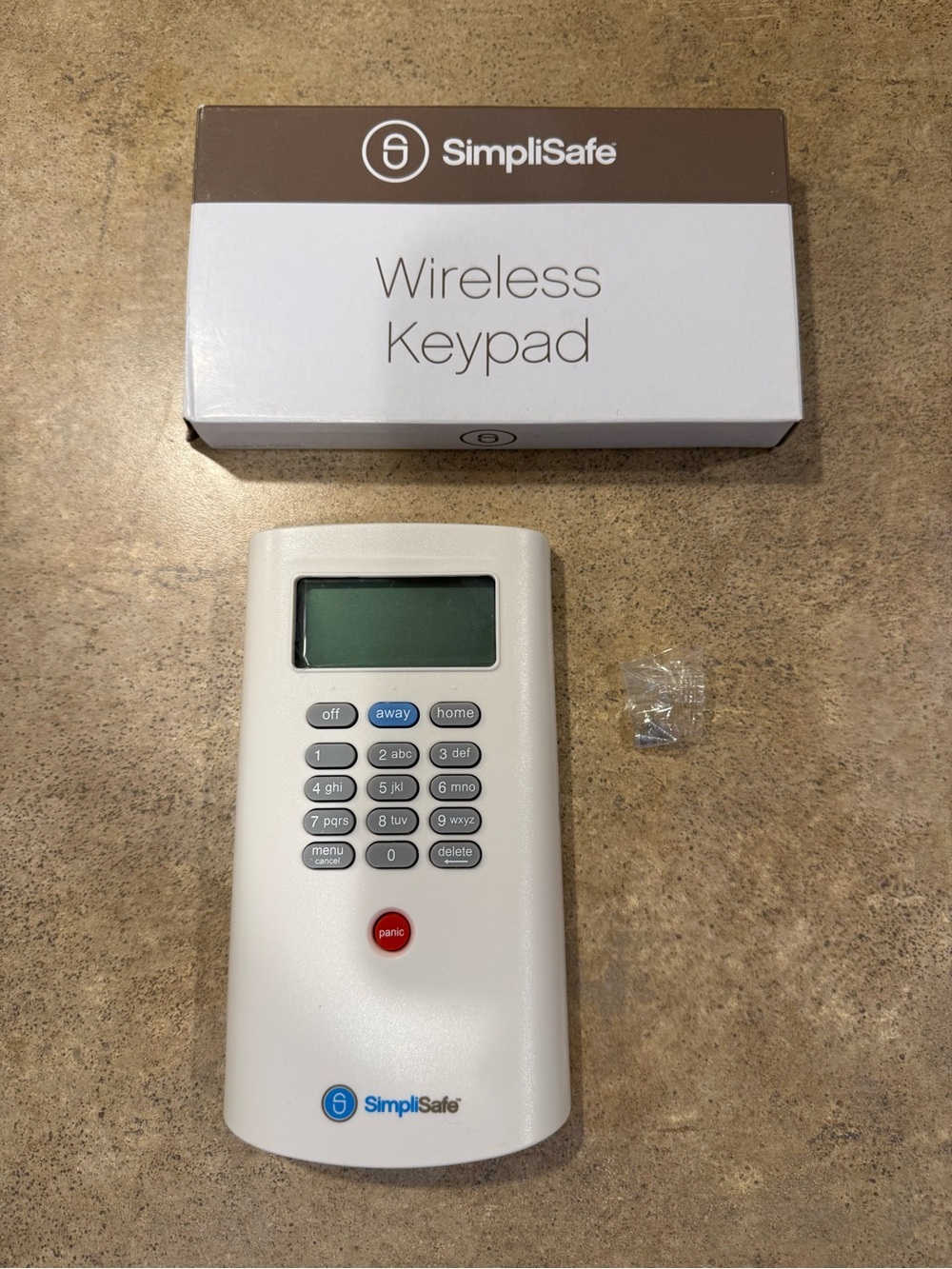 New SimpliSafe Wireless Keypad - KP1000 - Gen 1 - Original Box w/ Batteries